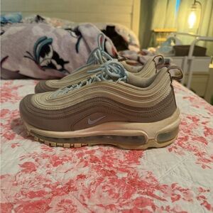 Nike Air Max 97 in Taupe and Light Blue
